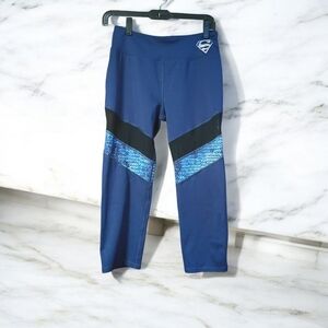 DC Comics Kids Leggings with Blue and Black Design  87% Poliester.13%Spdex .